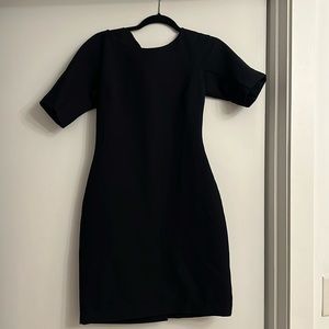 Plain classic black Ann Taylor pencil dress